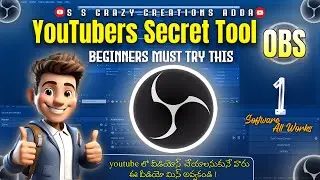 OBS Studio Telugu Tutorial for Beginners | Screen Recording Software |SS Crazy Creations Adda