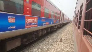 Sikkim Mahananda Express Crosses Kanchankanya Express