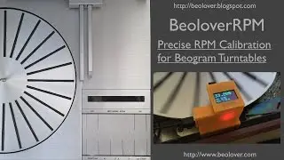 BeoloverRPM: Precise RPM Adjusting and Logging for Beograms