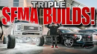 Triple SEMA Builds Lifted, Bagged And LOUD! 🚀