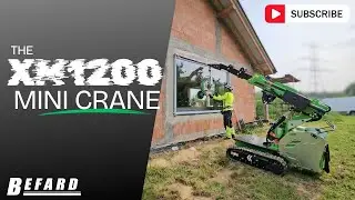 Window Installation with BEFARD XM1200 Mini Crane | 1500 kg Lifting Power
