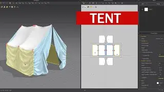 Modeling Tent Marvelous designer