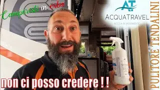 TENDALINO SPLENDIDO SPLENDENTE COME NUOVO! Pulitore tendalini Acquatravel il TOP!