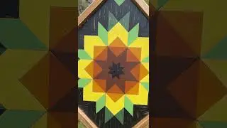 Sunflower | Barn Quilt Wood Wall Art | Sunflower Decor | Rustic Wooden Wall Decor | Fall Decorating