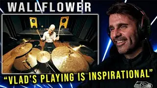 MUSIC DIRECTOR REACTS | JINJER - Wallflower (Drum Playthrough)