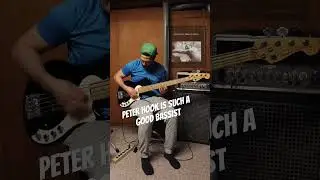 This bassist is SO GOOD 🥹🥹 #newwave #music #peterhook #iancurtis #80smusic #bass #shorts #fyp