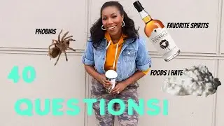 40 Questions Challenge Tag | Get To Know Me Tag | CAN YOU GUESS WHAT MY BIGGEST PHOBIA IS?!
