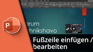 Powerpoint Fu&szlig;zeile bearbeiten ✅ Tutorial