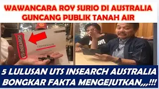 GEMPARRR,,!! DARI AUSTRALIA, ROY SURYO GUNCANG PUBLIK DI TANAH AIR. RELAWAN JOKOWI PANIK? #roysuryo
