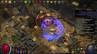 PLAZA MAP Gameplay with CYCLONE in PATH OF EXILE