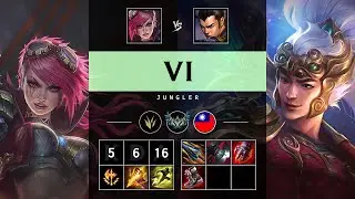 Vi Jungle vs Xin Zhao - TW Challenger Patch 25.14