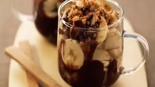 Banana Pear Nutella Verrine | Gourmet Recipe
