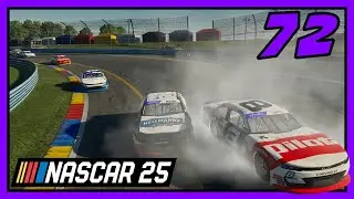 ВОЗВРАЩЕНИЕ ДВОЙНОГО ЗАЕЗДА! ТОЛЬКО МЫ ПОВЕРНЕМ НАПРАВО! | Режим карьеры NASCAR 25, эпизод 72