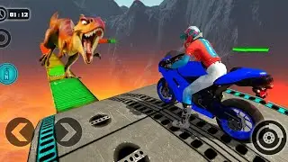Impossible Motor Bike Gameplay &ndash; Motorcycle Speed  Racing Games #30 &ndash; Motorcycle Simulator