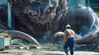 Humans create giant monsters by dumping toxic waste in a cave for years