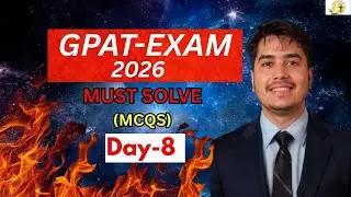 GPAT 2026 Best Questions & Answers | Top GPAT MCQs for Pharmacy Exam Preparation (Part-8)