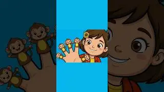 5 Little Monkeys Jumping on the Bed! 🐵 bed  #toddlerlearning #childrenssongs #nurseryrhymes