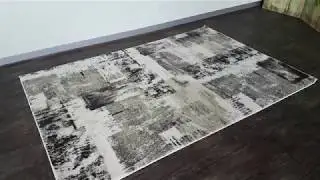 Machine made soft, thick frieze rug Doux 5501h
