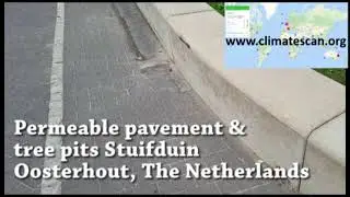 Permeable pavement and tree pits Stuifduin Oosterhout, The Netherlands
