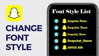 How to Change Snapchat Font Style (2025)