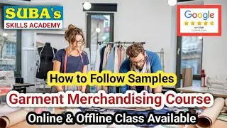 Merchandiser how to follow Samples & important tips | Garment merchandising Course -7708027080