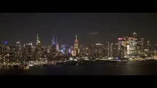2022 Christmas Eve NYC Skyline