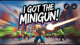 Becoming the LAST HUMAN in Bloxd Io INFECTION (I Got the Minigun!)