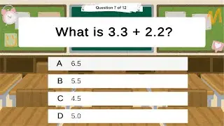 DECIMAL CHALLENGE - Can you solve decimal sums in 5 seconds  | #1learnstudio #decimals #4thgrade