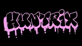 Huntrix creative fonts! #huntrix #kpopgroup #lettering 
