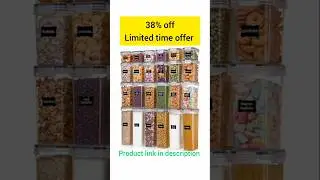 Airtight food storage | airtight food container | kitchen gadgets | kitchen accessories | Amazon