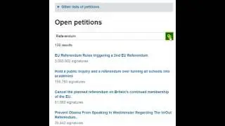 RIGGED Petition: EU Referendum Rules triggering a 2nd EU Referendum