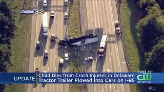 Child Dies From Crash Injuries Suffered In Multi-Vehicle Accident In Delaware
