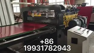 Metal sheet leveling production line