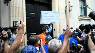 Outside John Paulson's Townhouse
