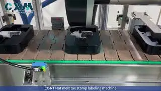 CX RT Hot melt tax stamp labeling machine Compliance Labeling for Regulated Products
