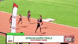 Epic 200M Women  SF African Games trials at Ulinzi Stadium