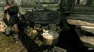 Skyrim Auto wood chopping program