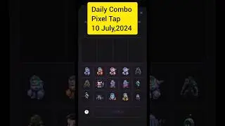 Pixel Tap Daily Combo Today 10 July,2024 #pixeltap #pixelverse #dailycombo