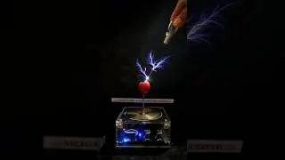 🍒 Music Tesla Coil ⚡️ #teslacoil #teslamusic #cherry #experiment
