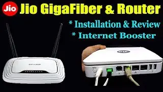 Jio GigaFiber and Router installation | TP Link Quick Review | Jio GigaFiber Speed Test