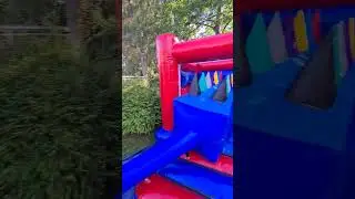 Air juggler game on bouncy castle! Sep 2025.