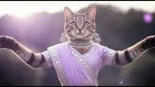 Dancing Cat in Traditional Dress - Funny Cat Videos | Cute Pets
