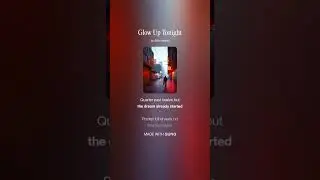 ThomasKd - Glow Up Tonight ✨ (New R&B Short) #Shorts