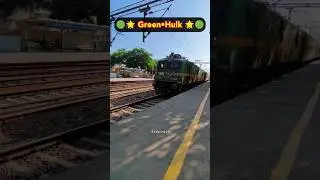 🟢⭐ WAG-9HC Ludhiana ⭐🟢 | 💥 6,120 Horsepower 🛑💪 #shorts #locomotive #train