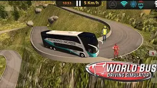 World Most Dangerous & Scariest Road | World Bus Driving Simulator | Android Gameplay