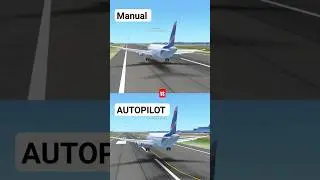 Autopilot VS Manual LANDING in Infinite Flight Simulator Android Gameplay #flightsimulation