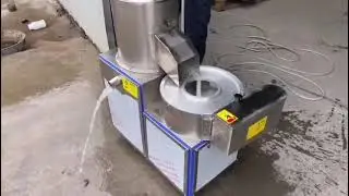 Peladora de papas con cortadora 15kg 1