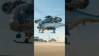 Futuristic BMW Hybrid Mega Helicopter &ndash; 20x Bigger Luxury Military Aircraft | Ultra Realistic 8K