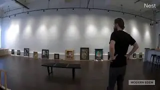 Portrait Show VIII: Gallery Installation Time-Lapse