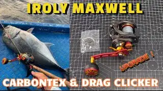 Teruji Ketangguhan Reel BC Iroly Maxwell & Upgrade Drag washer Carbon